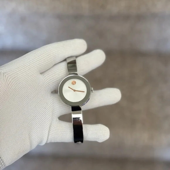 Movado Silver and Gold-Tone Watch
Trend Bangle Watch, 34mm - Picture 7 of 11